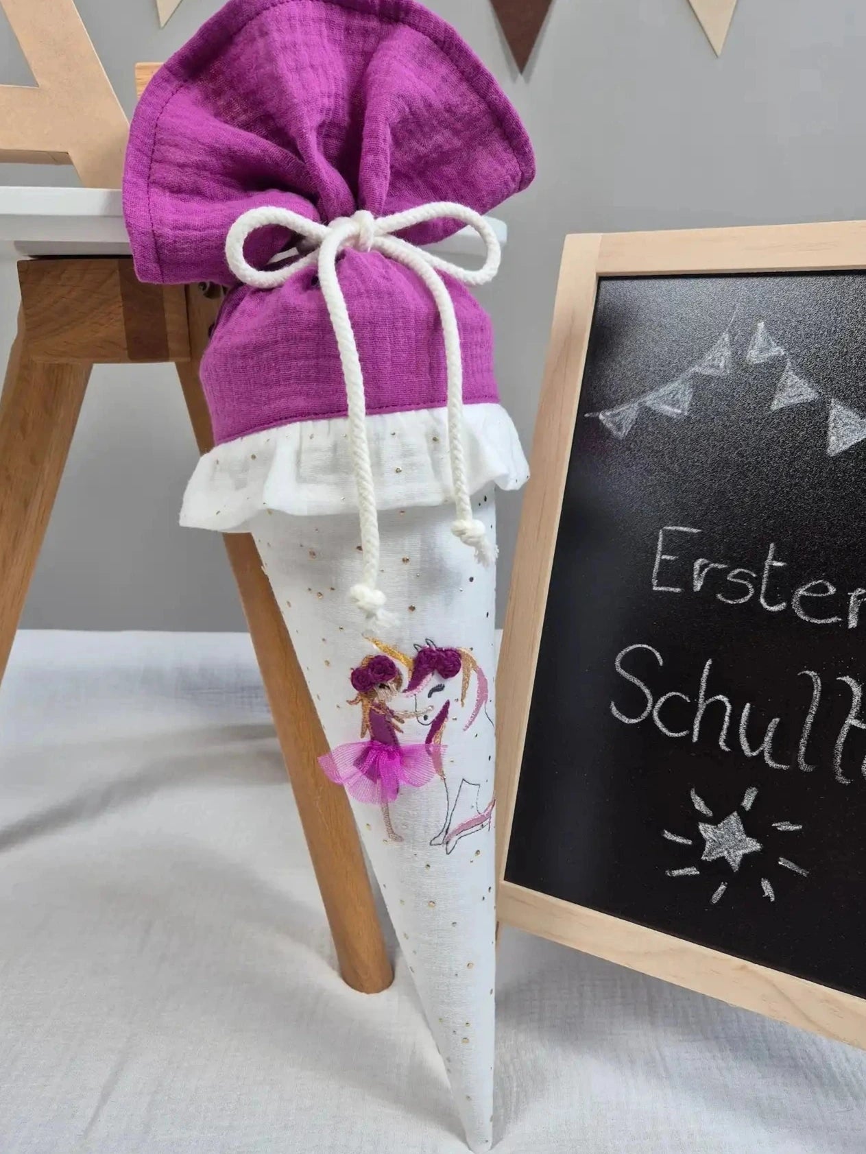 Geschwistertüte Mädchen mit Einhorn