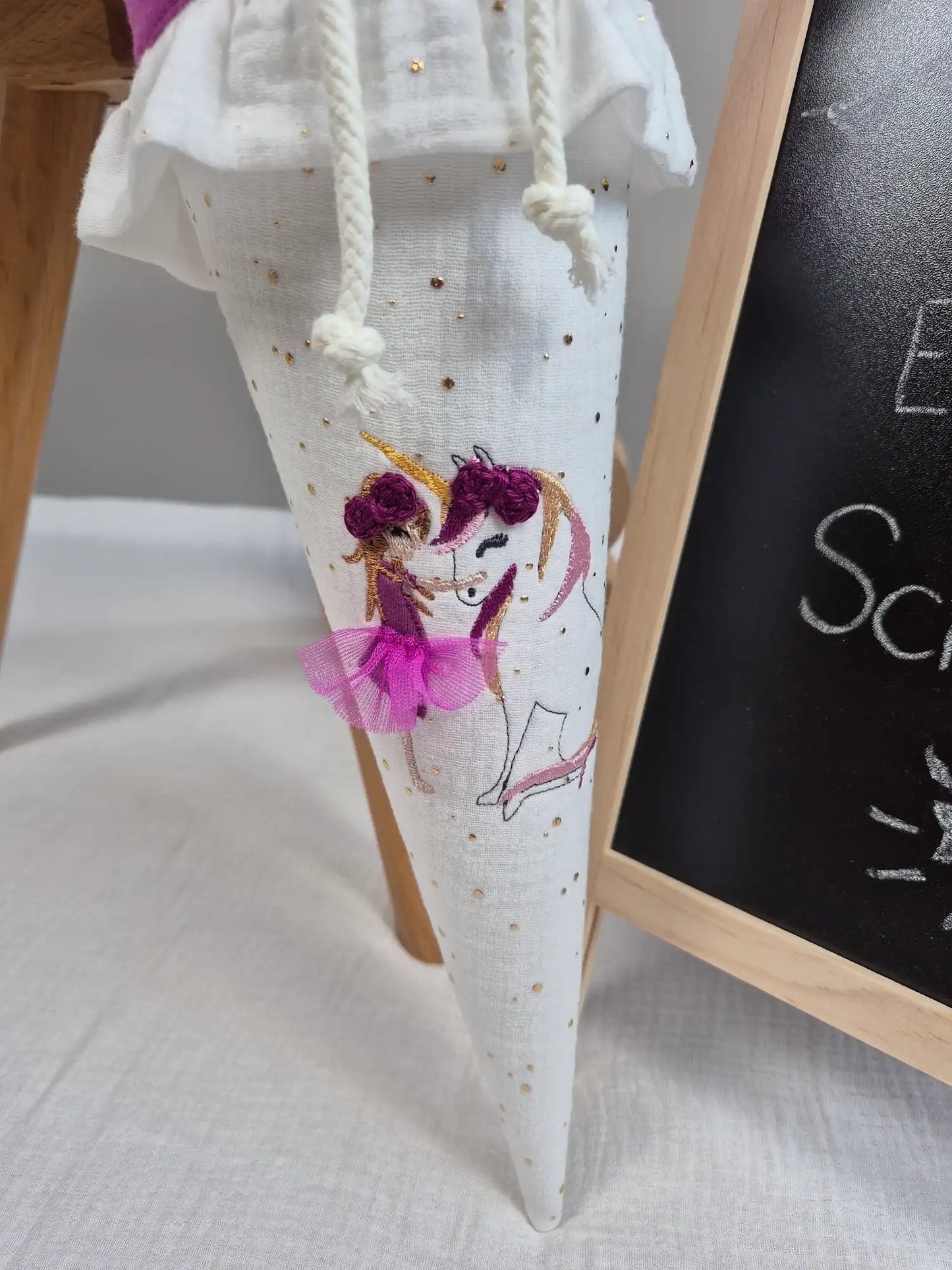 Geschwisterschultüte Mädchen mit Einhorn