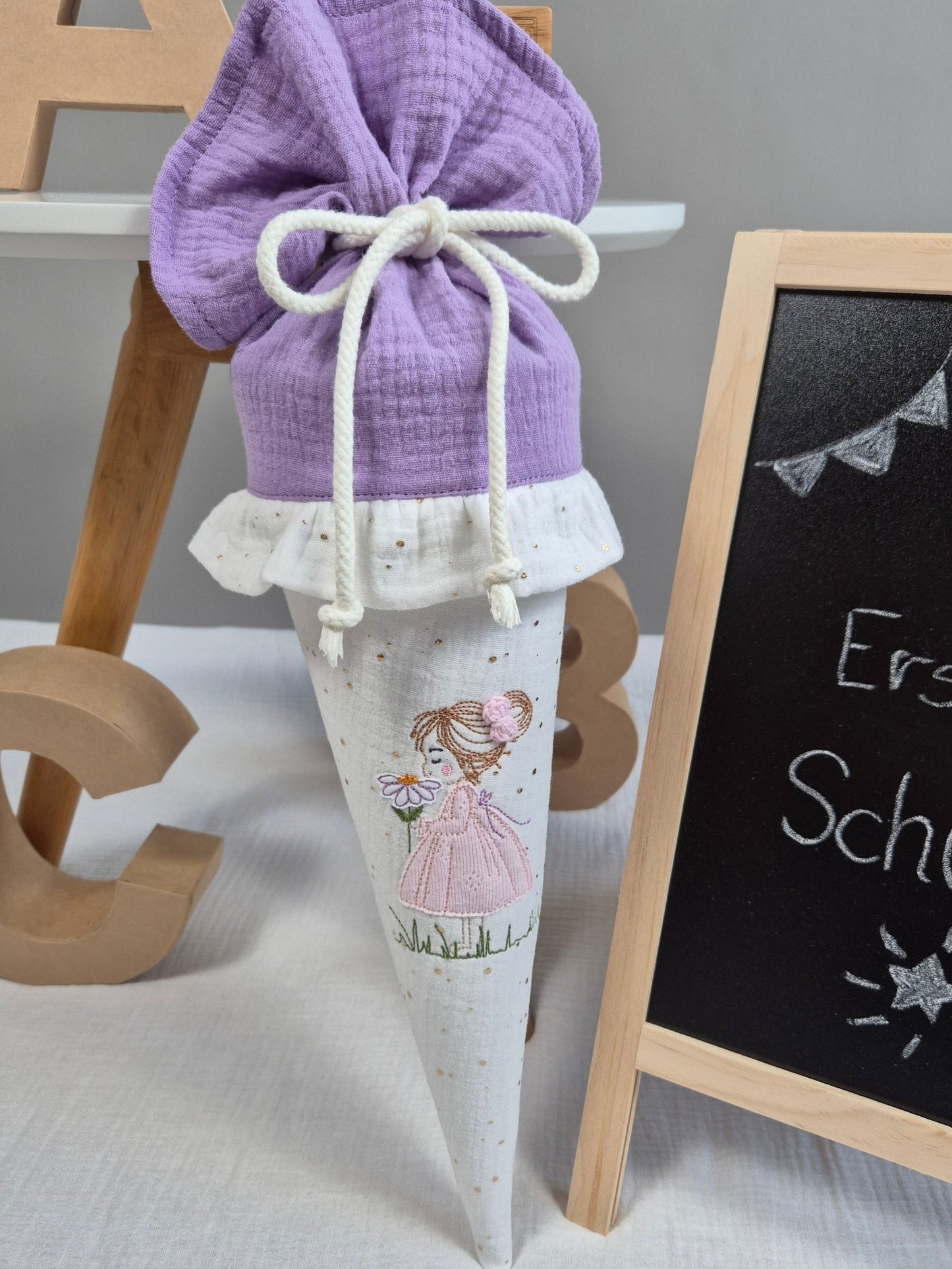 Geschwisterschultüte Blumenmädchen