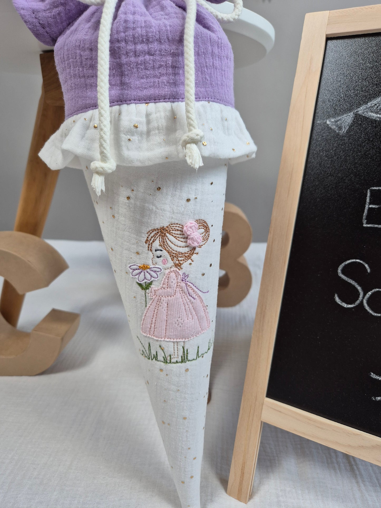 Geschwisterschultüte Blumenmädchen