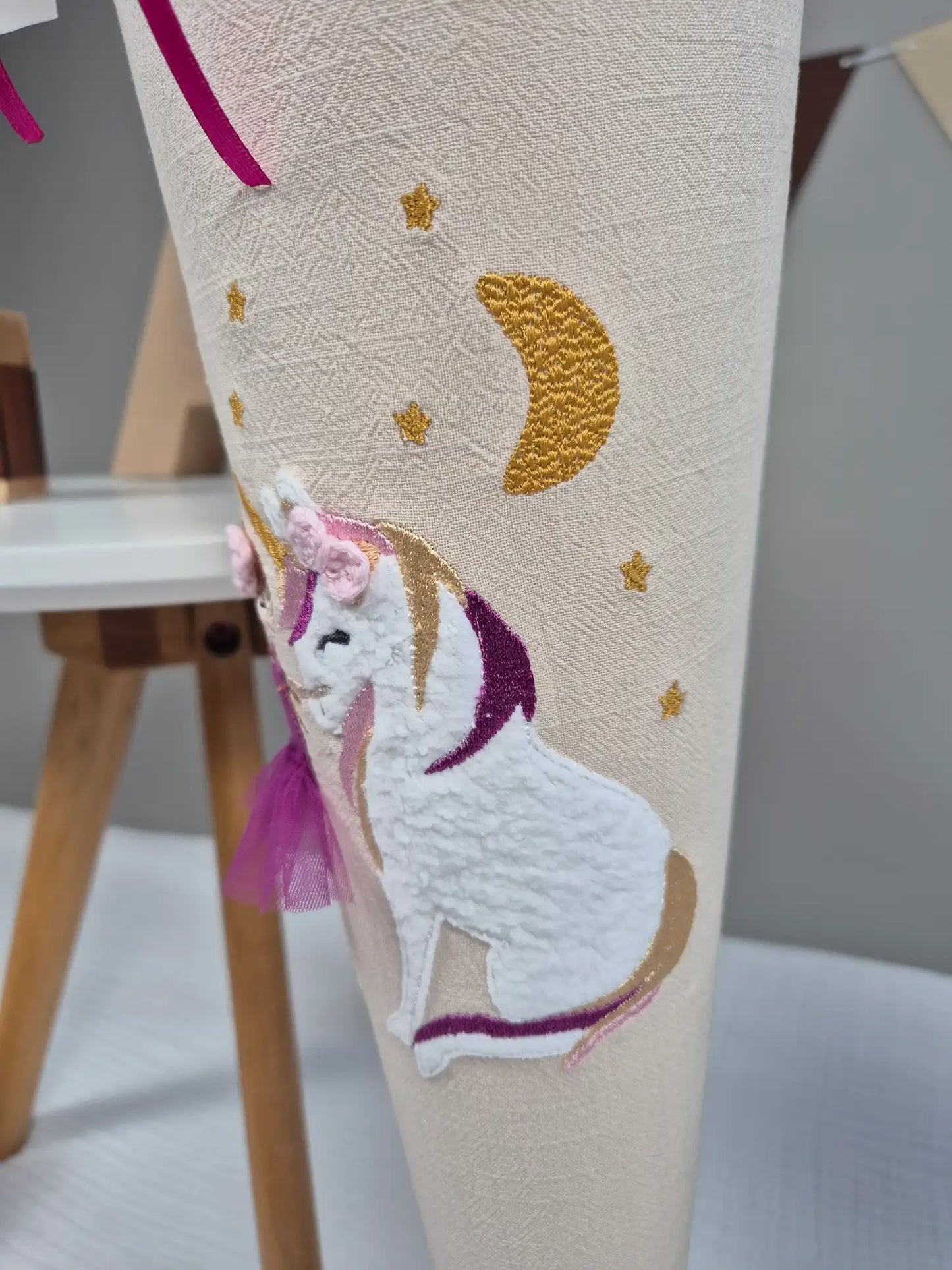 Schultüte Mädchen mit Einhorn
